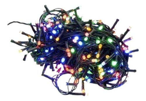 Luces Arroz X100 Multicolor 4mt Tipo Navidad Arbol