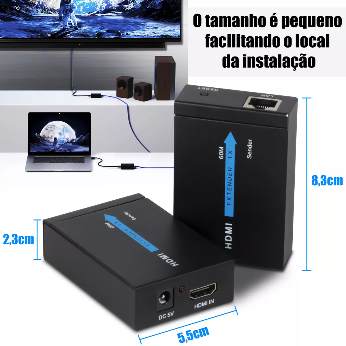 Terceira imagem para pesquisa de transmissor hdmi wireless