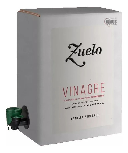 Vinagre Zuelo Bag In Box 3000 Cc