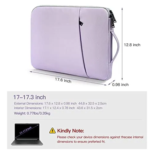 Funda Para Portátil De 17 Pulgadas, Delgada, Protectora, A P