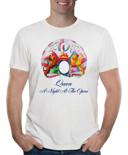 Remera Queen Night At The Opera Mercury Hombre Purple Chick