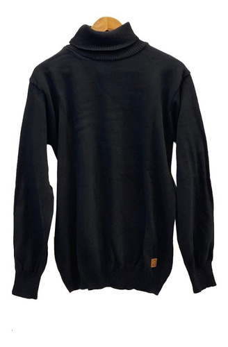 Sweater Polera Vcp Rory Negro 1112