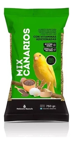 Mix Canarios Con Vitaminas 750 Grs. Nelsoni Ranch