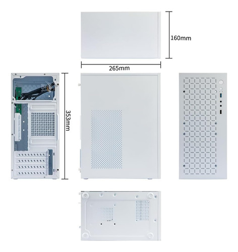Micro Atx Case Pc Case: Matx Case Mini Pc Itx Desktop Case D
