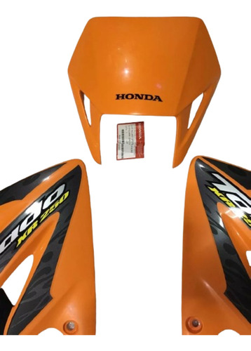 Juego Cachas Del Tanque + Mascara Honda 250 Xr Tornado Nara