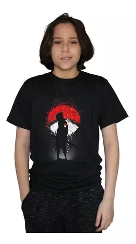 Camiseta T-Shirt Shisui Uchiha Anime Narut'o Mangá Algodão - Branco