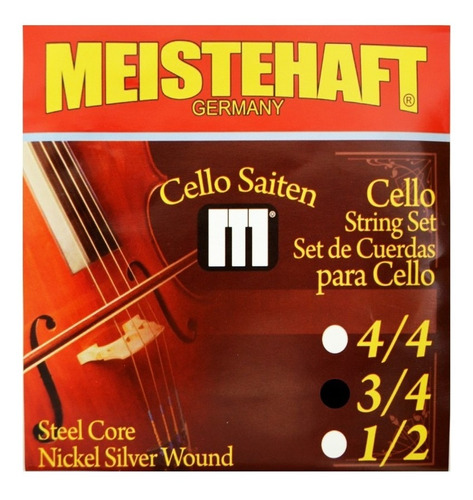 Cuerdas Meistehaft Cello 3/4