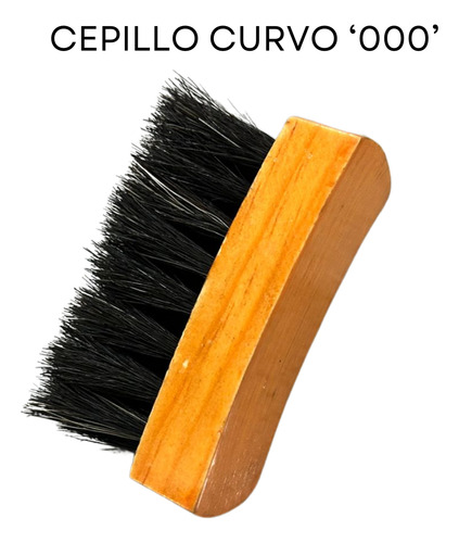 Kit Barba Cepillo Curvo Cerda Natural