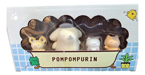 Pompompurin Sanrio Set 4 Personajes