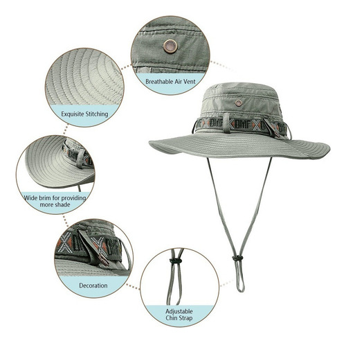 Sombrero De Sol Plegable Al Aire Libre For Verano Con Prote