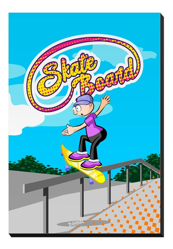 Skateboard Murales Posters Para Cuarto Infantil Impresos