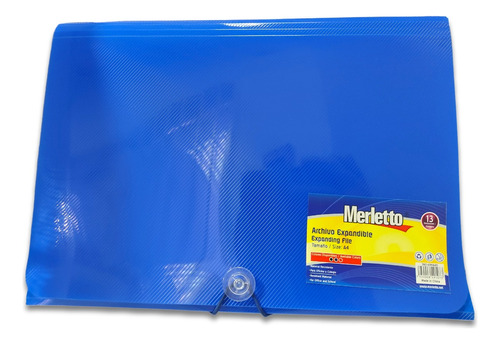 Carpeta Expandible Tipo Acordeon Plastica A4 Merletto