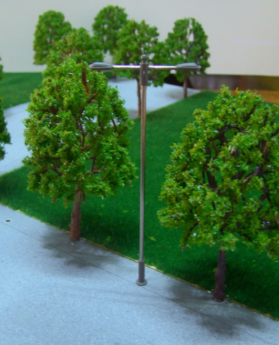 10 Maquetas De Tren Con Luces Dobles Paisaje Urbano 1/150