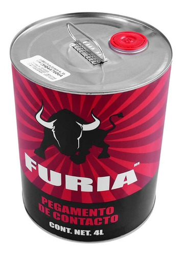 Pegamento De Contacto Furia 2365812 Henkel 4 L Color Amarillo