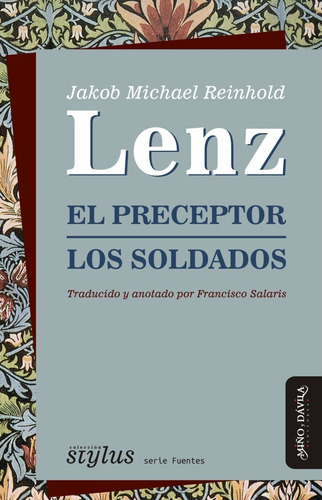 Imagen 1 de 1 de El Preceptor / Los Soldados, De Jakob Michael Reinhold Lenz