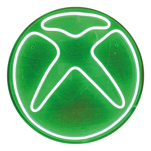 Logo Xbox Led Neón Videojuegos Halo Gears Decoración Gamer