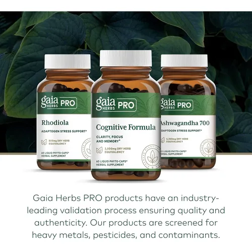 Fórmula Cognitiva Gaia Herbs Pro - Suplemento Para Estimular