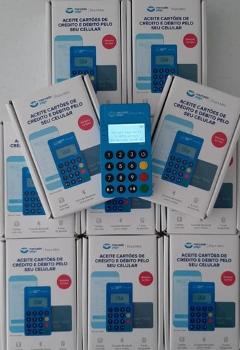 Imagem 1 de 1 de Kit 10 Máquinas De Cartão Débito E Crédito Mini Point Nfc