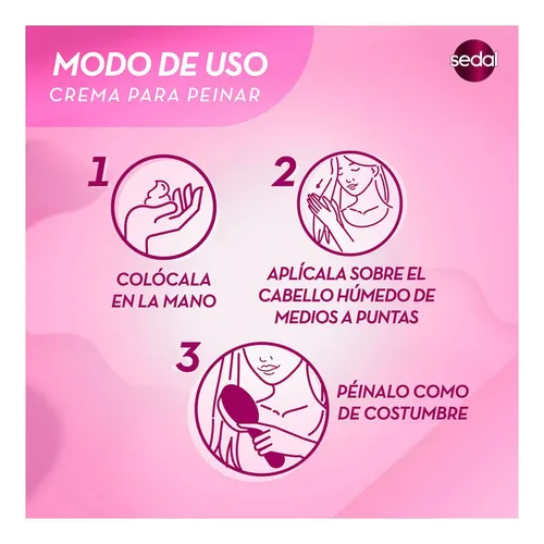 Crema Para Peinar Sedal Brillo Ceramidas Infusión Activa