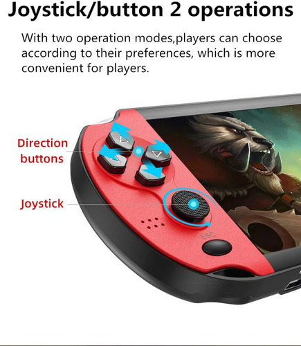 Consola De Videojuegos Hlf Mp4 43 Pulgadas Joystick Dual Av
