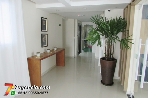 Imagem 6 de 14 de Ch209 Apto Frente Pro Mar No Centro 2 Dorms 1 Suite 1 Vaga