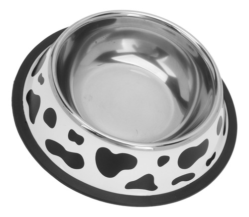 Cuenco Redondo Para Mascotas De Acero Inoxidable De 15 Cm De