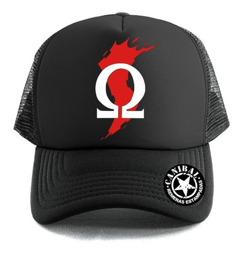 Gorras Trucker God Of War Logo Remeras Estampadas Canibal