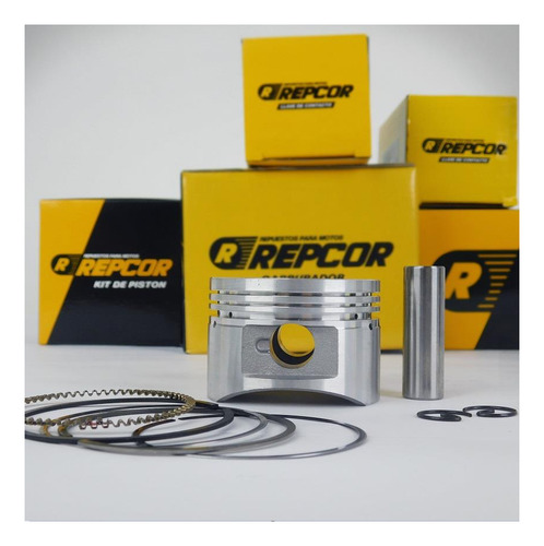 Imagen 2 de 5 de Kit Piston Honda Honda Wave Afs 110s 0.75 Repcor J010pi0.75