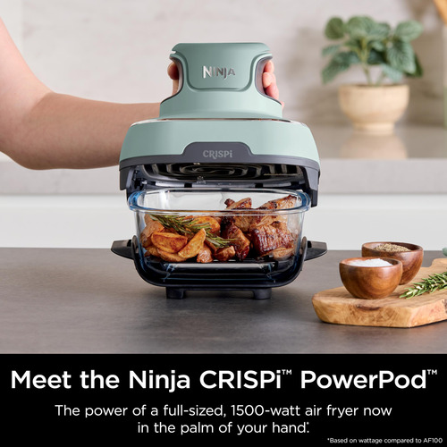 Freidora De Aire Ninja Crispi 4 Qt, Vidrio Resistente