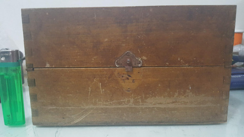 Caja Herramienta Relojería Antigua Boley Leinen Punzón Marca (Usado)