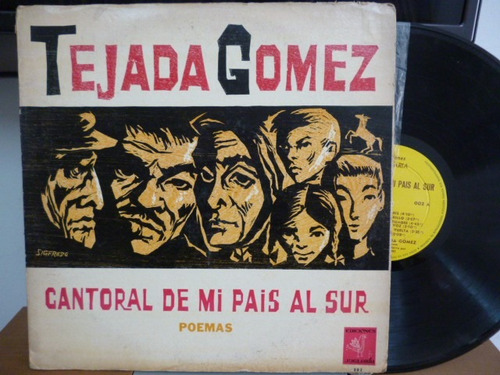 Tejada Gomez Cantoral De Mi Pais Al Sur Vinilo Argentino