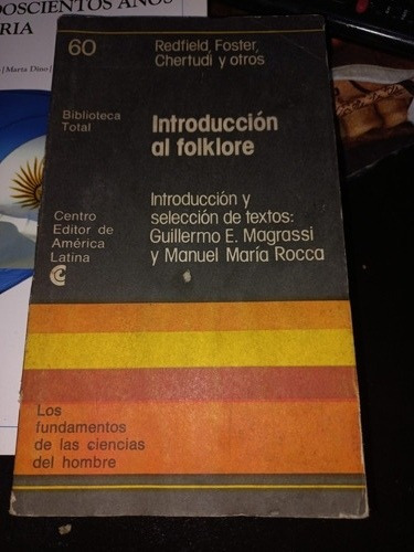 Introducción Al Folklore - Redfield, Foster, Chertudi Y Otro