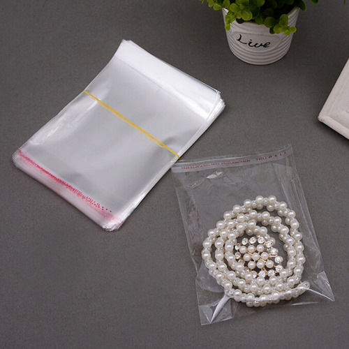 400 Bolsas Opp Transparentes Autoadhesivas De 6 X 8 Cm Con E