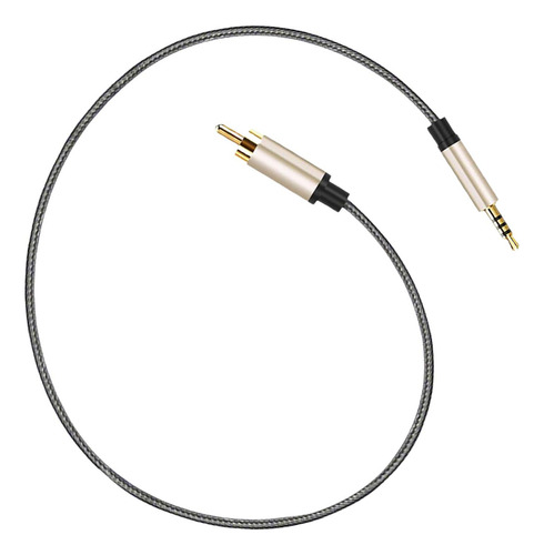 Cable Auxiliar Coaxial Estéreo De Conector Jack A Rca Macho