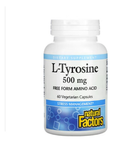 L Tyrosine Tirosina 500mg Stres