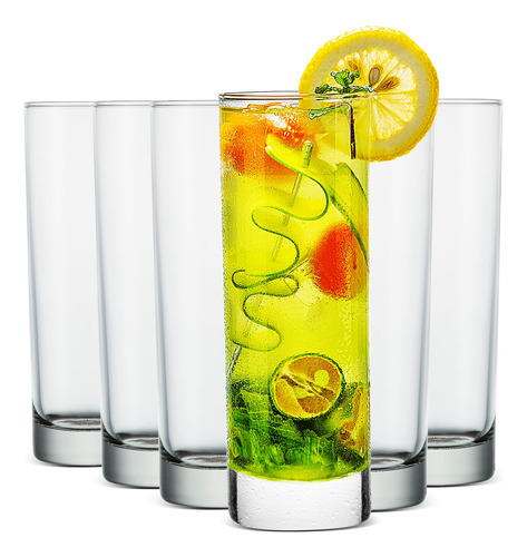 Luxu Vasos Highball (juego De 6) De 10 Onzas, Vasos Sin Plom