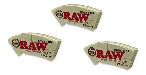 Raw Filtros Cone Tips Carton Perfecto X3u