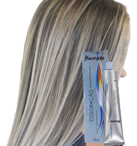 Tinta 9.1 Loiro Muito Claro Acinzentado Tintura Profissional Tom N 9.1 Loiro Muito Claro Acinzentado