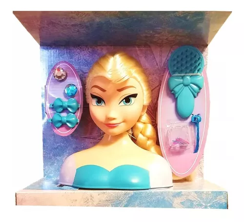 Cabeza Para Peinar Muñeca Elsa Frozen Styling Head Disney  Envío gratis