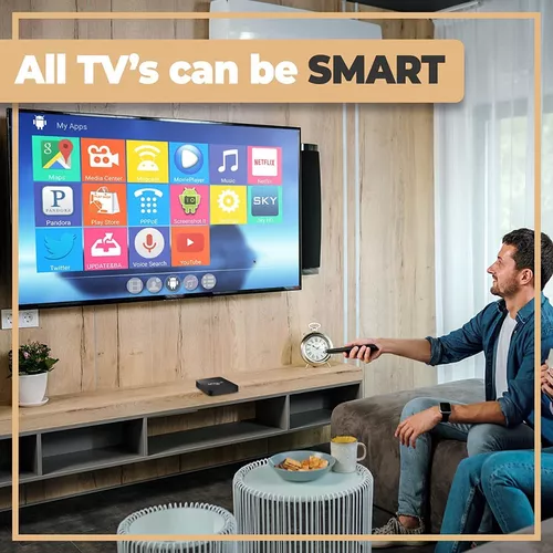 Convertidor A Smart Tv Convertir Android Tv Box Pro Hd 4k - $ 59.999