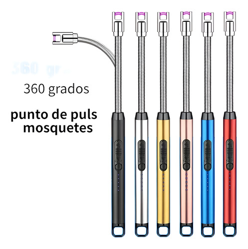 Encendedor Premium Electrónico Carga Usb Viaje Hogar Cocina
