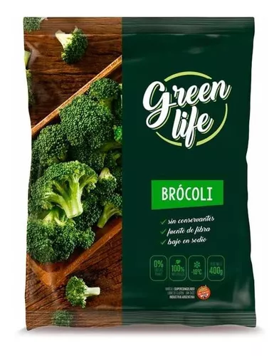 Brocoli 400 Gr Green Life Papa Y Verduras Congeladas