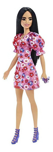 Muñeca Mattel Barbie Fashionistas, Con Cabello Largo Negro