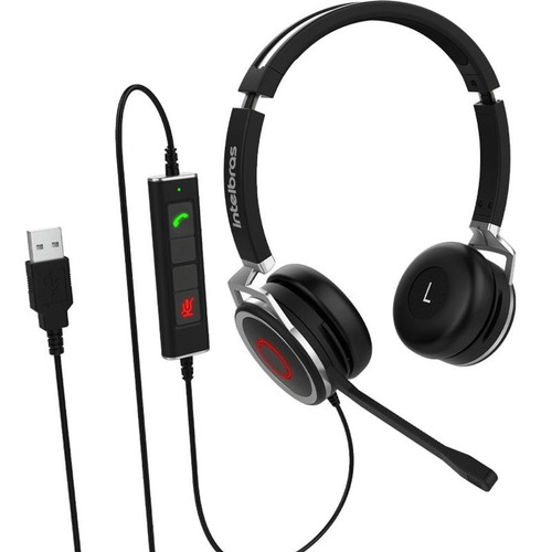 Auriculares Auriculares Whs 80 Usb 4010082 Intelbras Color Negro