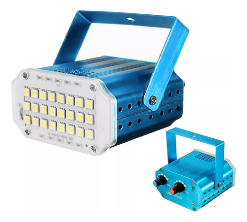 Luz de escenario LED flash Genérica 24 LED 220V luces color blanco frío