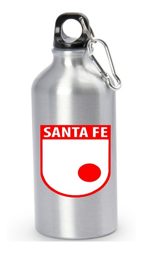Termo Santa Fe Fútbol Botilito Botella Aluminio 