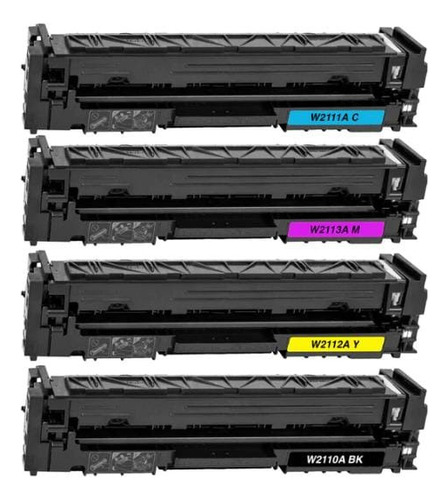 Combo 4 Toner 206a Genéricos Para Impresora M283dw Con Chip