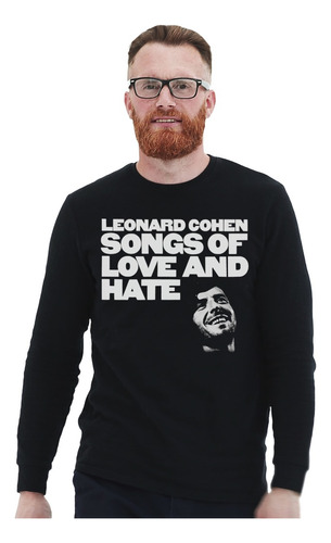 Polera Ml Leonard Cohen Songs Of Love And Hate Rock Impresió