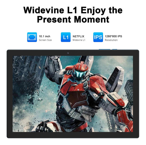 Tablet Android 15 (10.1'') 18gb(6+12)ram + 128gb Rom, Azul