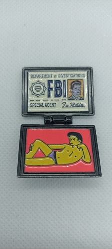 Pin Metálico Los Simpson Fbi Mulder X Files Secretos